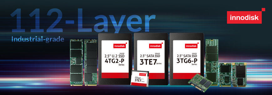 Innodisk Releases Industrial-grade 112-Layer 3D TLC SSDs with World’s Highest Capacity and Complete Product Line